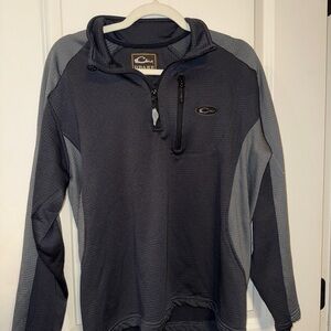 Drake Gray and Black Pullover Jacket